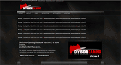 Desktop Screenshot of division-gaming.net